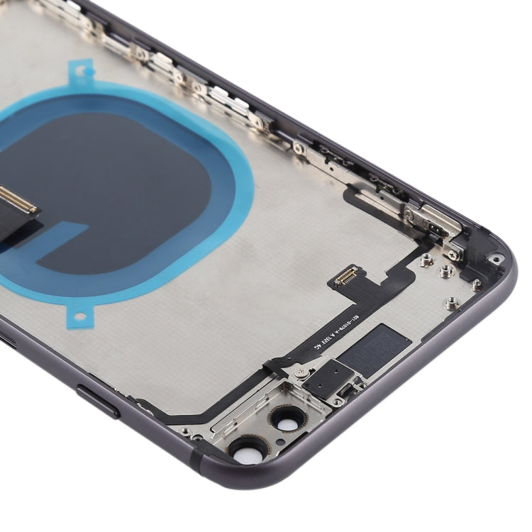 Battery Back Cover Assembly with Side Keys & Vibrator & Speaker Ringer Buzzer & Power Button + Volume Button Flex Cable & Card Tray for iPhone 8 Plus, For iPhone 8 Plus, For iPhone 8 Plus (Full Assembly)
