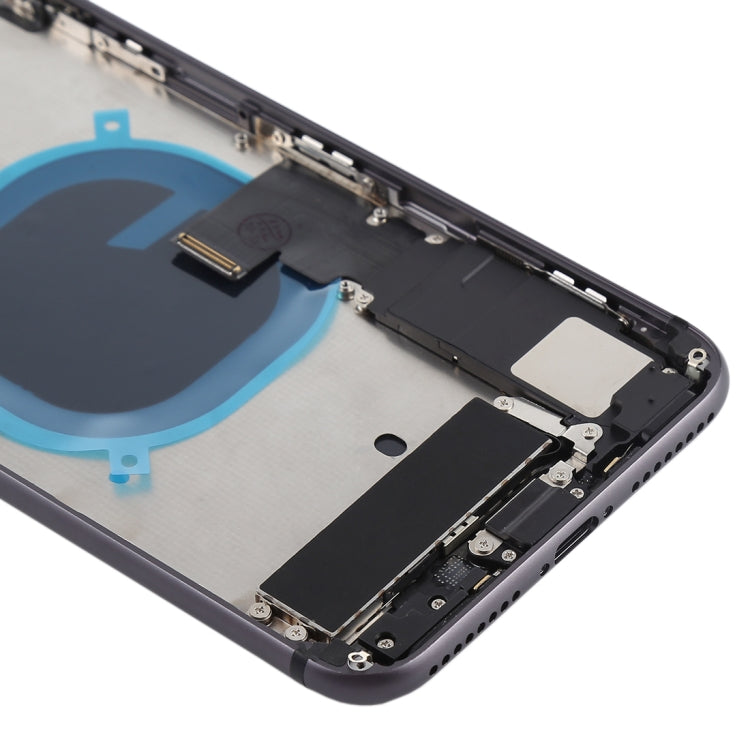 Battery Back Cover Assembly with Side Keys & Vibrator & Speaker Ringer Buzzer & Power Button + Volume Button Flex Cable & Card Tray for iPhone 8 Plus, For iPhone 8 Plus, For iPhone 8 Plus (Full Assembly)