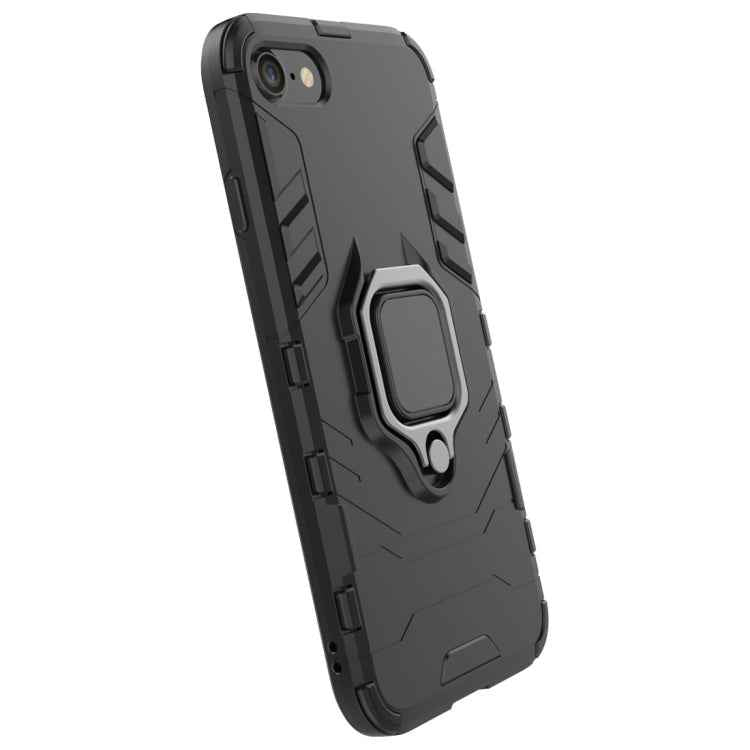 PC + TPU Shockproof Protective Case for iPhone 8 Plus & 7 Plus, with Magnetic Ring Holder