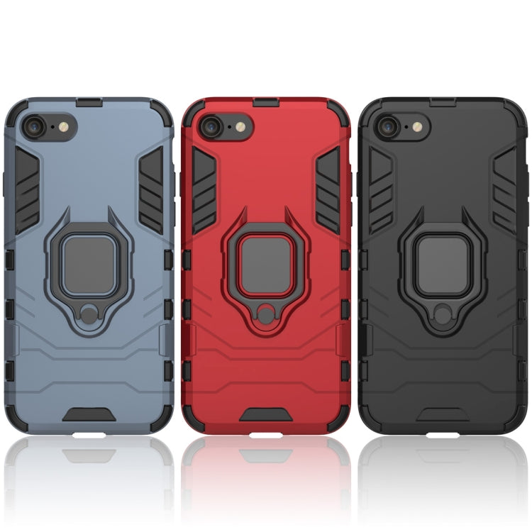 PC + TPU Shockproof Protective Case for iPhone 8 Plus & 7 Plus, with Magnetic Ring Holder, For 8P & 7P