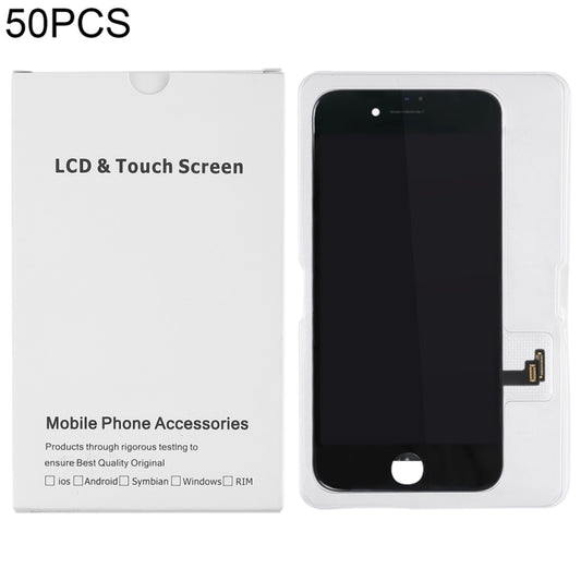 50 PCS Cardboard Packaging White Box for iPhone 8 Plus / 7 Plus LCD Screen, i8 Plus / i7 Plus Packaging Box - BSPART