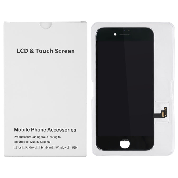 50 PCS Cardboard Packaging White Box for iPhone 8 Plus / 7 Plus LCD Screen, i8 Plus / i7 Plus Packaging Box - BSPART
