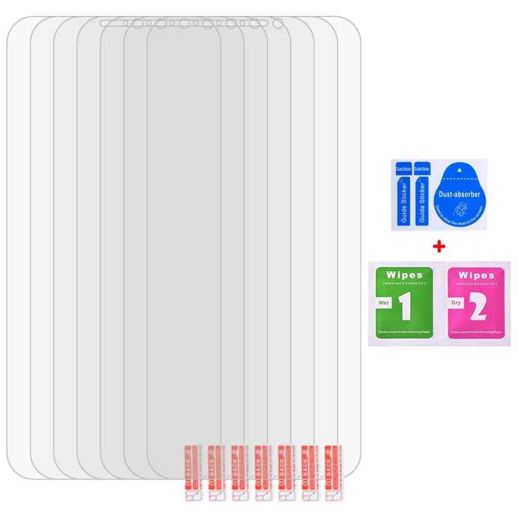 For iPhone 12 / 12 Pro 10pcs 0.26mm 9H 2.5D Tempered Glass Film (Open Hole)