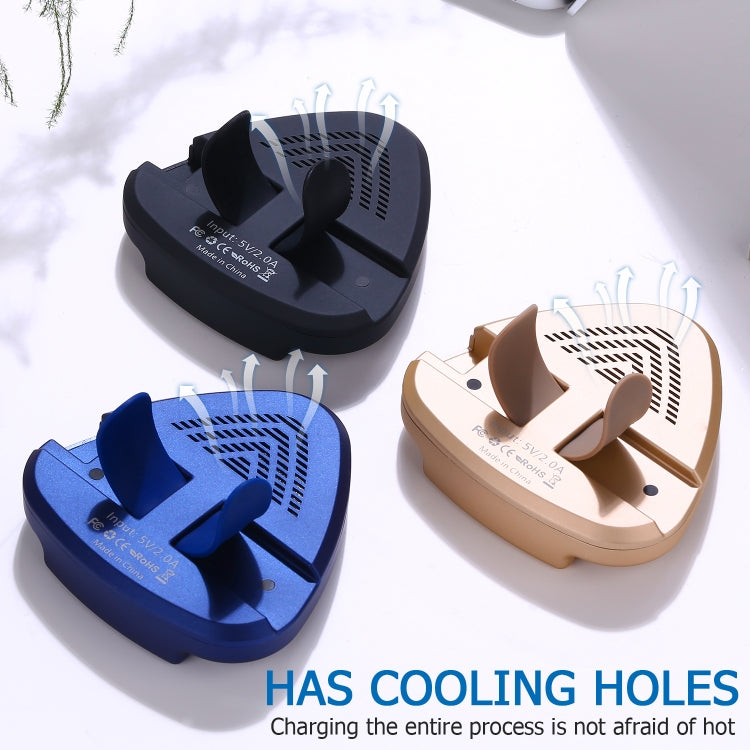 QK11 10W ABS + PC Fast Charging Qi Wireless Charger Pad, QK11 Blue, QK11 Black, QK11 Gold