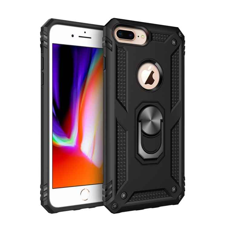 Sergeant Armor Shockproof TPU + PC Protective Case for iPhone 7 / 8 Plus, with 360 Degree Rotation Holder