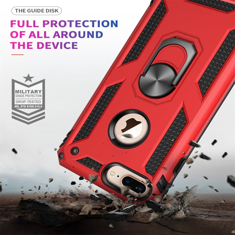Sergeant Armor Shockproof TPU + PC Protective Case for iPhone 7 / 8 Plus, with 360 Degree Rotation Holder