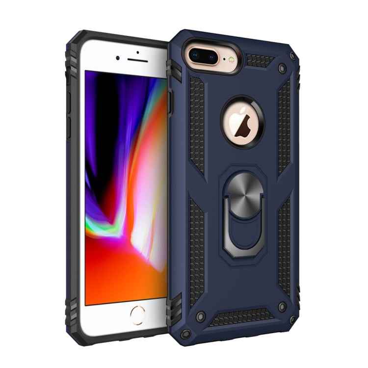 Sergeant Armor Shockproof TPU + PC Protective Case for iPhone 7 / 8 Plus, with 360 Degree Rotation Holder