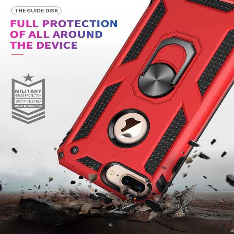 Sergeant Armor Shockproof TPU + PC Protective Case for iPhone 7 / 8 Plus, with 360 Degree Rotation Holder