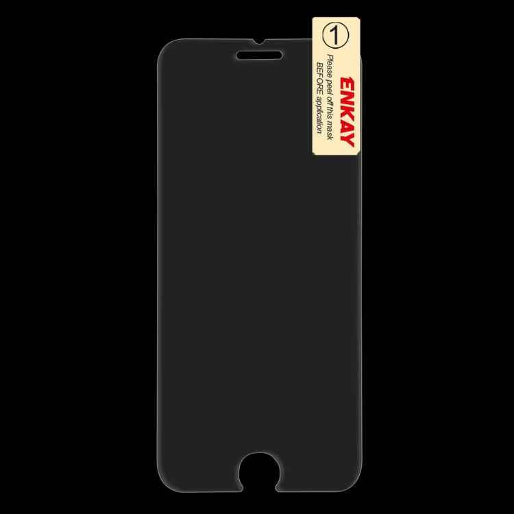 10 PCS ENKAY for iPhone 8 Plus & 7 Plus 0.26mm 9H Hardness 2.5D Curved Tempered Glass Screen Film