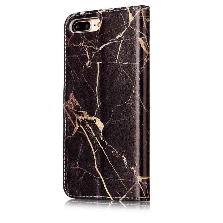 For iPhone 8 Plus & 7 Plus Horizontal Flip Leather Case with Holder & Card Slots & Wallet