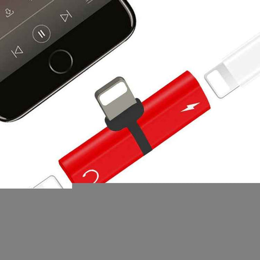 2 in 1 8 Pin 5V 1A Listen Call Audio Converter Earphone Adapter