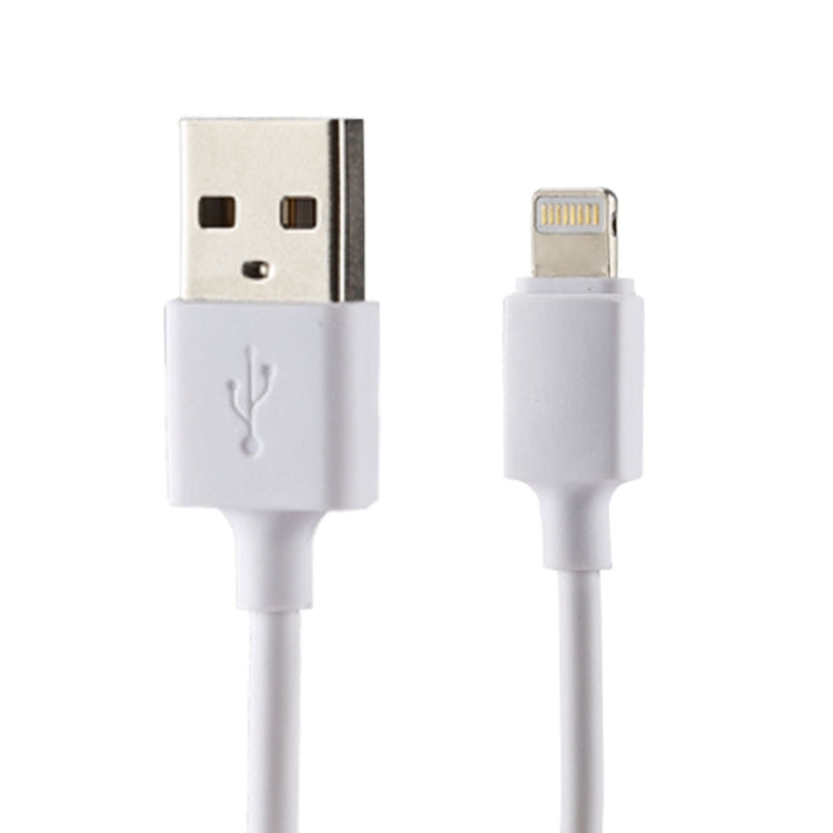 For iPhone 5V 2.1A Intellgent Identification USB Charger with 1m USB to 8 Pin Charging Cable, EU Plug