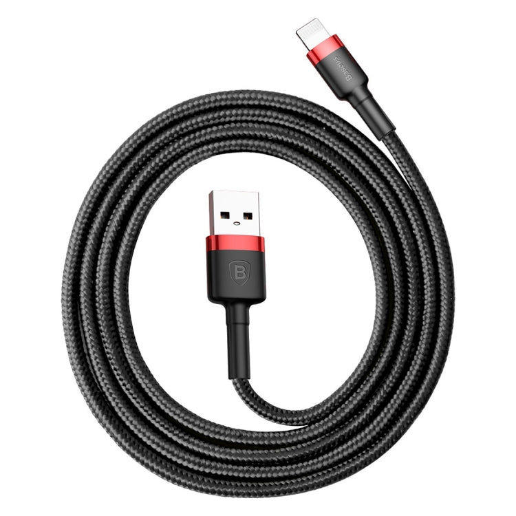 Baseus 2.4A 1m USB to 8 Pin High Density Nylon Weave USB Cable for iPhone, iPad, 1m, 1m 8 Pin Black+Grey, 1m 8 Pin Black+Gold, 1m 8 Pin Black+Red