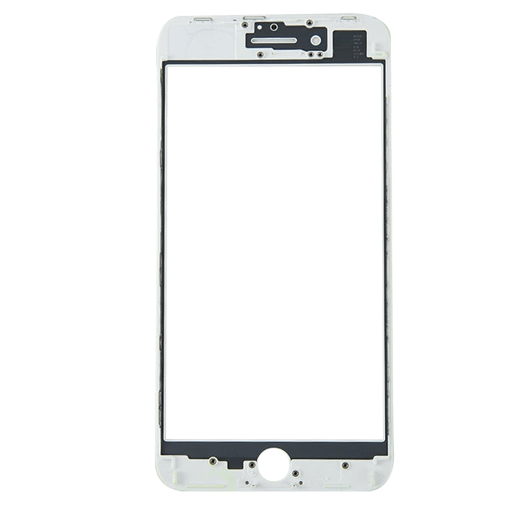 for iPhone 8 Plus Front Screen Outer Glass Lens with Front LCD Screen Bezel Frame, For iPhone 8 Plus (Frame) - BSPART