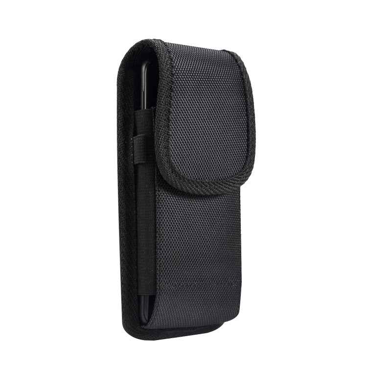 4.7 inch Universal Vertical Nylon Fabric Waist Bag  for iPhone X & iPhone 8, Galaxy S6, Redmi 3