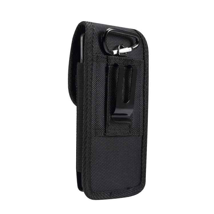 4.7 inch Universal Vertical Nylon Fabric Waist Bag  for iPhone X & iPhone 8, Galaxy S6, Redmi 3