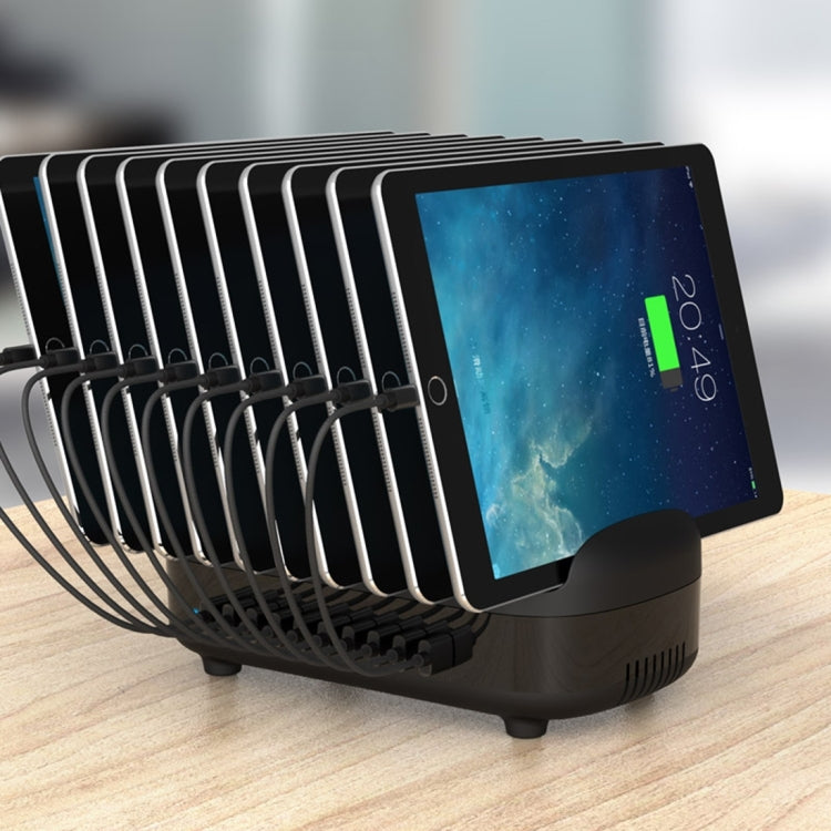 ORICO DUK-10P 120W 10 USB Ports Smart Charging Station with Phone & Tablet Stand, EU Plug, EU Plug(Black), EU Plug(White), US Plug(Black), US Plug(White), UK Plug(White), UK Plug(Black), AU Plug(White), AU Plug(Black)