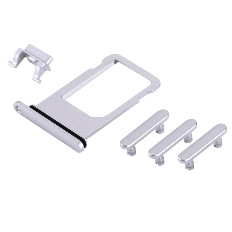 Card Tray + Volume Control Key + Power Button + Mute Switch Vibrator Key for iPhone 8 Plus , For iPhone 8P, For iPhone 8 Plus