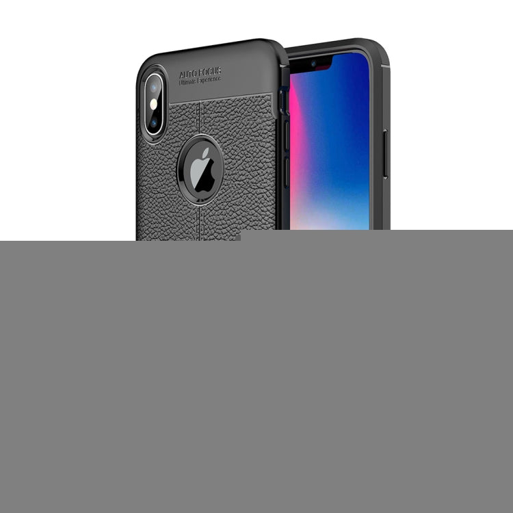 For iPhone XS Max Litchi Texture TPU Case, For XS Max