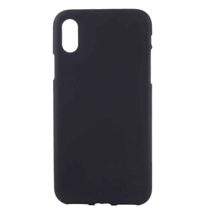 For iPhone XS Max Solid Color Frosted Soft TPU Case