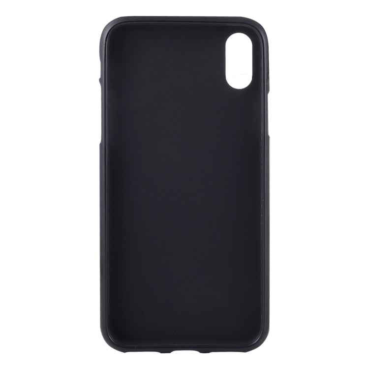 For iPhone XS Max Solid Color Frosted Soft TPU Case
