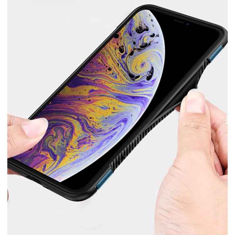For iPhone XS Max Magnetic 360 Degrees Rotation Ring Armor Protective Case