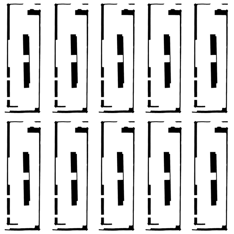 10 PCS for iPad 4 / New iPad (iPad 3)  Touch Panel Digitizer Adhesive, For Apple New iPad & iPad 4