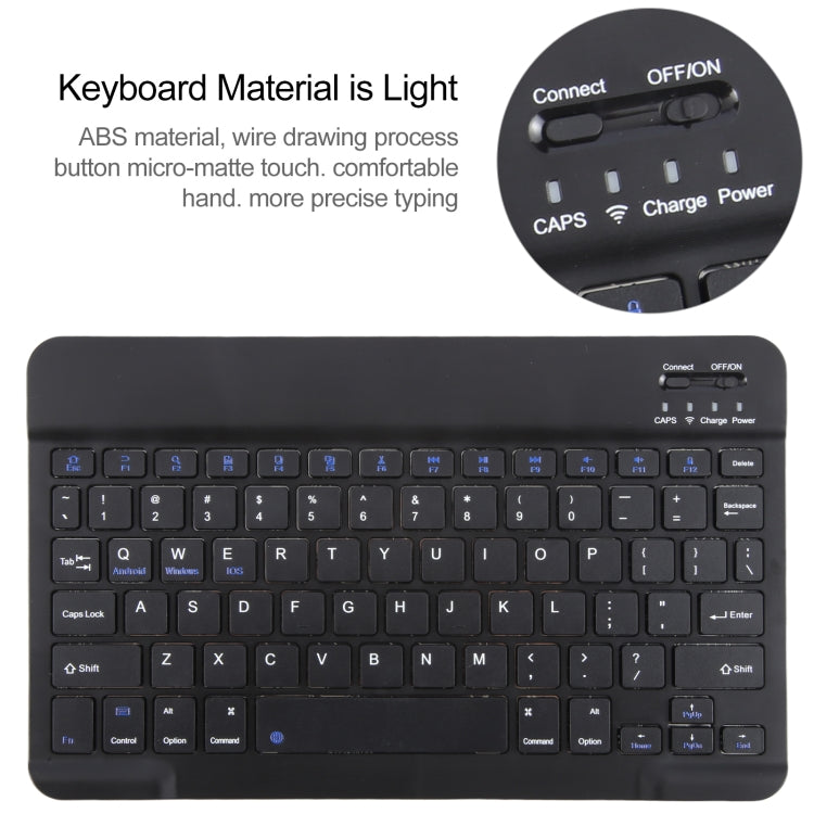 For iPad Pro 9.7 / 9.7 inch 2017 / 9.7 2018 / Air / Air 2 IP071 Separable ABS Smart Bluetooth Keyboard + Litchi Texture Horizontal Flip Leather Tablet Case, For iPad Pro 9.7 inch, For iPad Pro 9.7 / 9.7 inch 2017 / 9.7 2018 / Air / Air 2