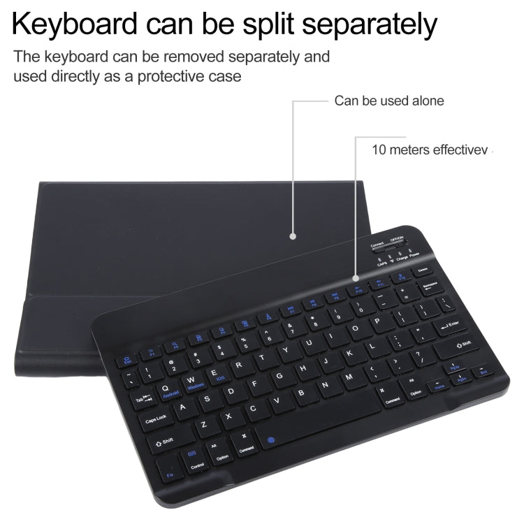 For iPad Pro 9.7 / 9.7 inch 2017 / 9.7 2018 / Air / Air 2 IP071 Separable ABS Smart Bluetooth Keyboard + Litchi Texture Horizontal Flip Leather Tablet Case, For iPad Pro 9.7 inch, For iPad Pro 9.7 / 9.7 inch 2017 / 9.7 2018 / Air / Air 2