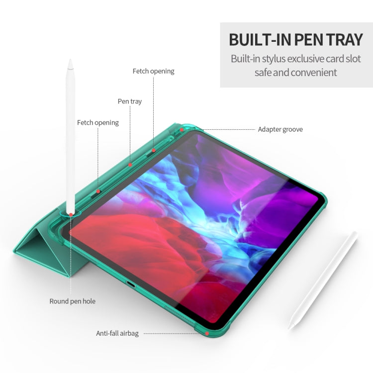 Multi-folding TPU Leather Tablet Case for iPad Pro 11 2022 / 2021 / 2020 / 2018, For iPad Pro 11 2022 / 2021 / 2020 / 2018, For iPad Pro 11 2022 / 2021 / 2020 / 2022, For iPad Pro 11 2022 / 2021 / 2020 / 2021, For iPad Pro 11 2022 / 2021 / 2020 / 2020�...