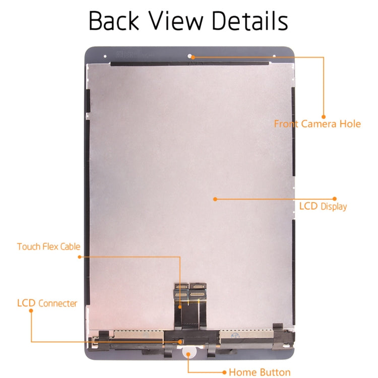 LCD Screen and Digitizer Full Assembly for iPad Pro 10.5 inch A1709 A1701, For iPad 10.5inch A1709 A1701, For iPad Pro 10.5 inch