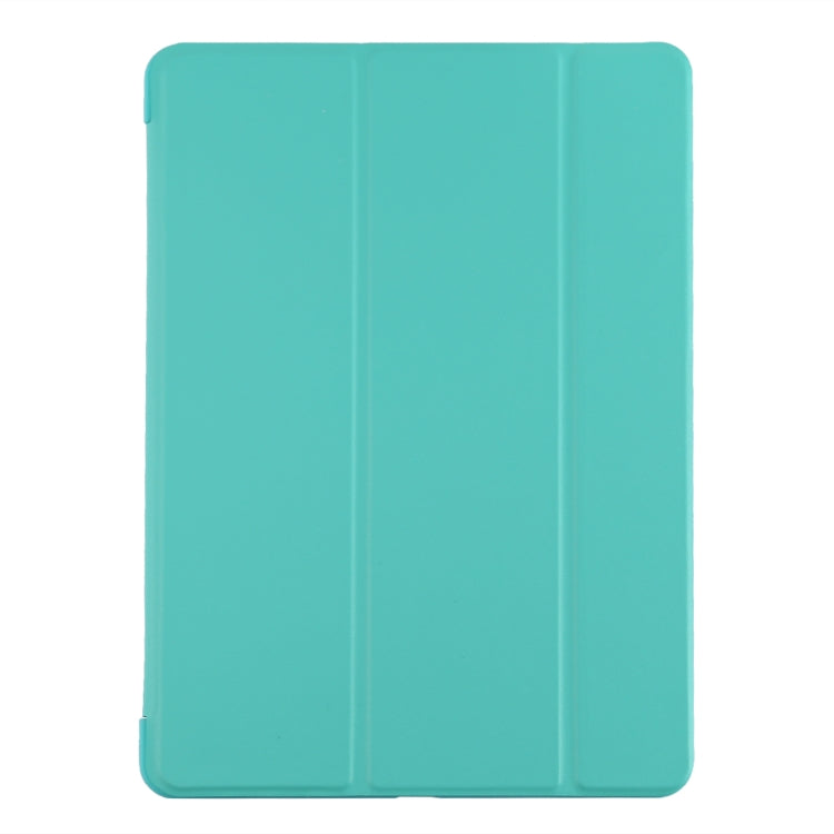 PU Plastic Bottom Case Foldable Deformation Left and Right Flip Leather Case with Three Fold Bracket & Smart Sleep for iPad Air3 2019