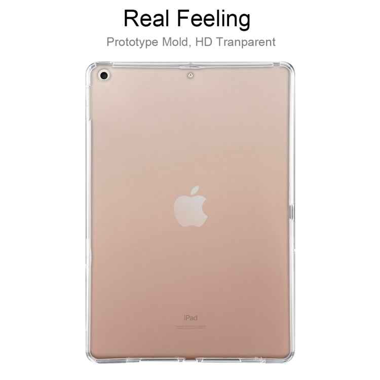 For iPad 10.2 2021 / 2020 / 2019 3mm HD Transparent TPU Soft Protective Case