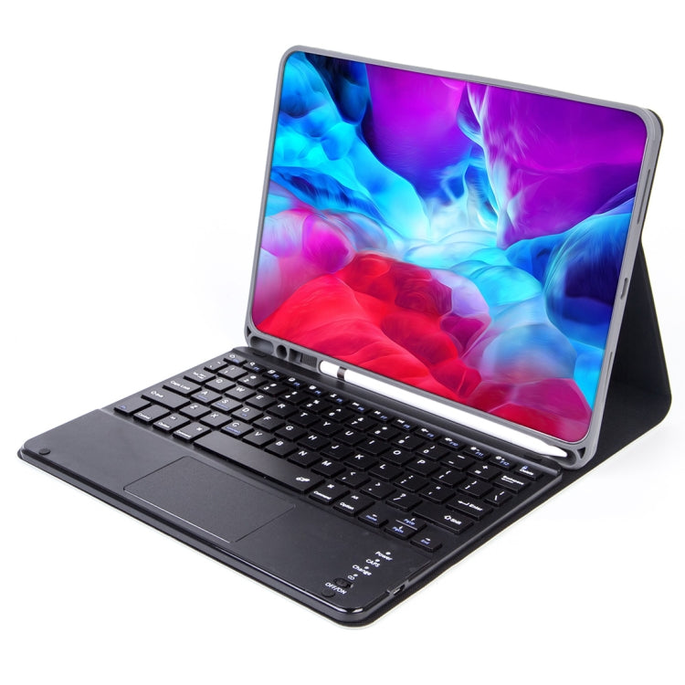 Funda con teclado Bluetooth desmontable de textura lisa X-11BC para iPad Pro de 11 pulgadas (2020/2018), con panel táctil y ranura para lápiz
