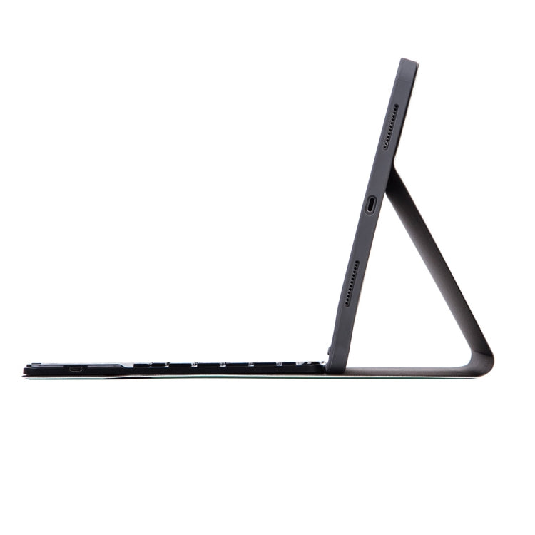 Funda con teclado Bluetooth desmontable de textura lisa X-11BC para iPad Pro de 11 pulgadas (2020/2018), con panel táctil y ranura para lápiz