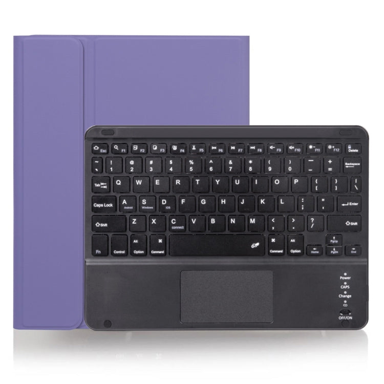 Funda con teclado Bluetooth desmontable de textura lisa X-11BC para iPad Pro de 11 pulgadas (2020/2018), con panel táctil y ranura para lápiz