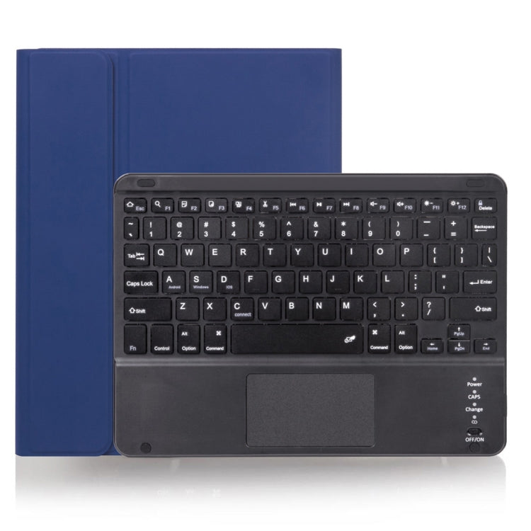 Funda con teclado Bluetooth desmontable de textura lisa X-11BC para iPad Pro de 11 pulgadas (2020/2018), con panel táctil y ranura para lápiz