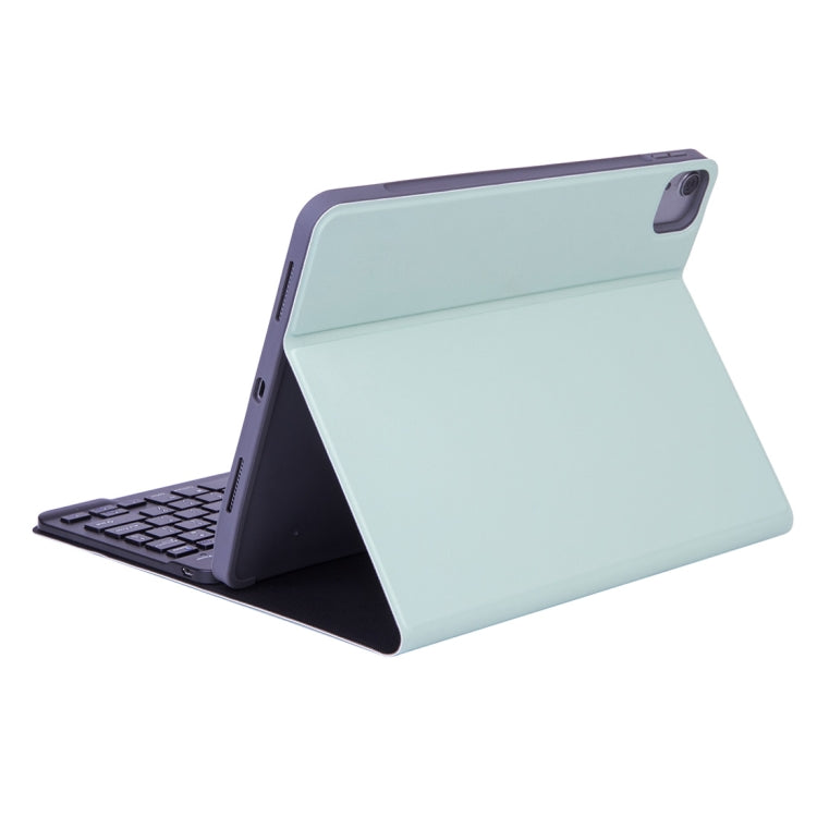 X-11B Skin Plain Texture Detachable Bluetooth Keyboard Tablet Case for iPad Pro 11 inch 2020 / 2018, with Pen Slot