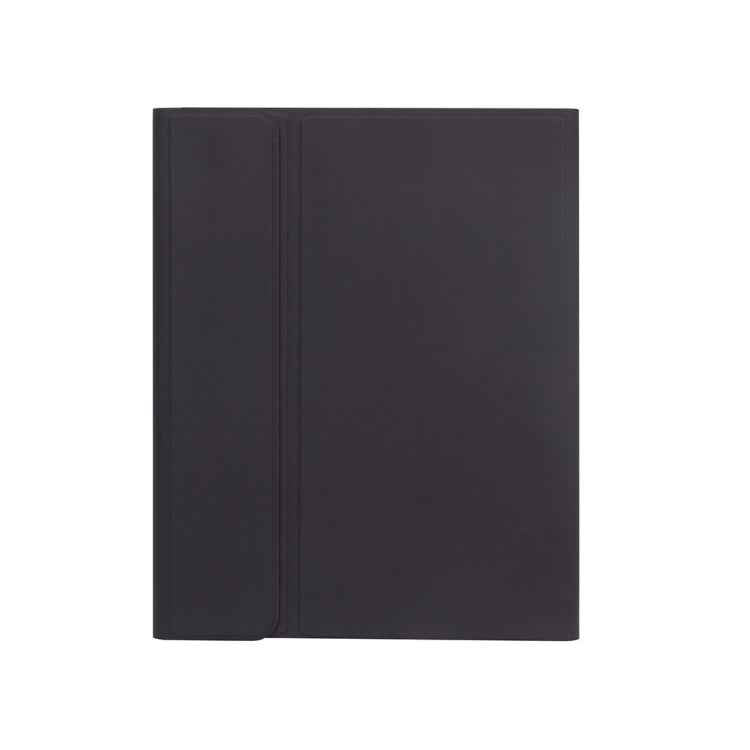 X-11BS Skin Plain Texture Detachable Bluetooth Keyboard Tablet Case for iPad Pro 11 inch 2020 / 2018, with Pen Slot & Backlight, Black Keyboard