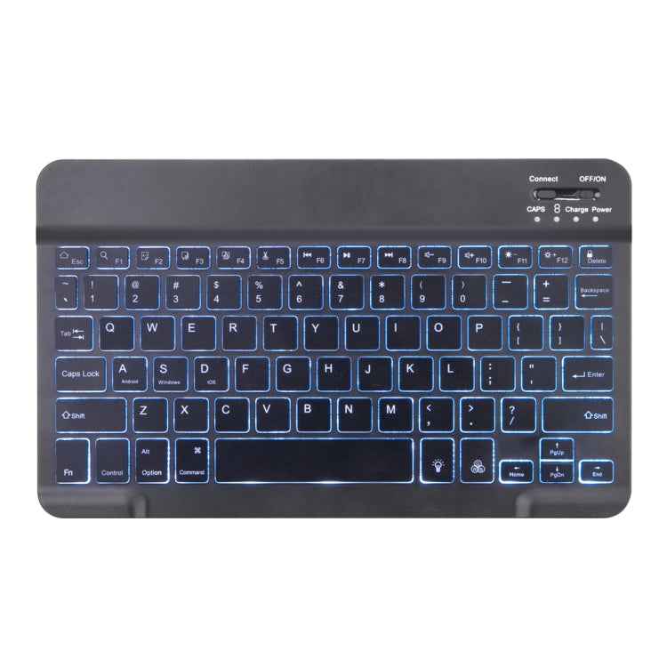 X-11BS Skin Plain Texture Detachable Bluetooth Keyboard Tablet Case for iPad Pro 11 inch 2020 / 2018, with Pen Slot & Backlight, Black Keyboard