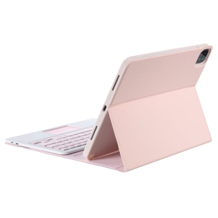 YT11B-A Detachable Candy Color Bluetooth Keyboard Leather Tablet Case with Touch Pad & Pen Slot & Holder for iPad Pro 11 2022 / 2021 / Air 5 / Air 4, For iPad Pro 11 2022 / 2021 / Air 5 / Air 4