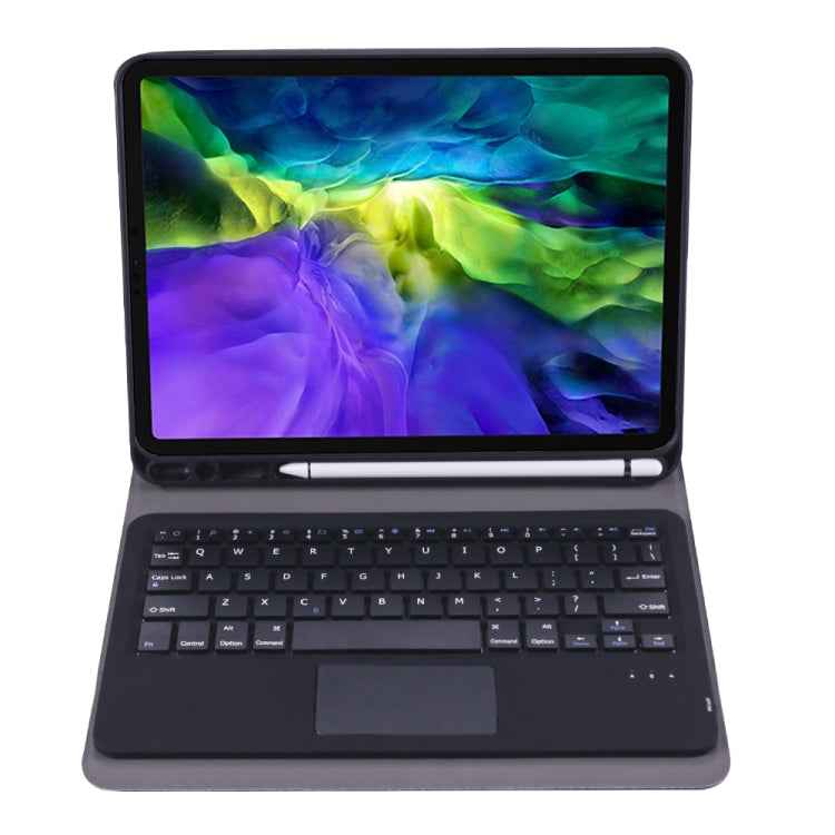 A11B-A Ultra-thin ABS Detachable Bluetooth Keyboard Tablet Case with Touchpad & Pen Slot & Holder for iPad Pro 11 2022 / 2021 / Air 5 / Air 4