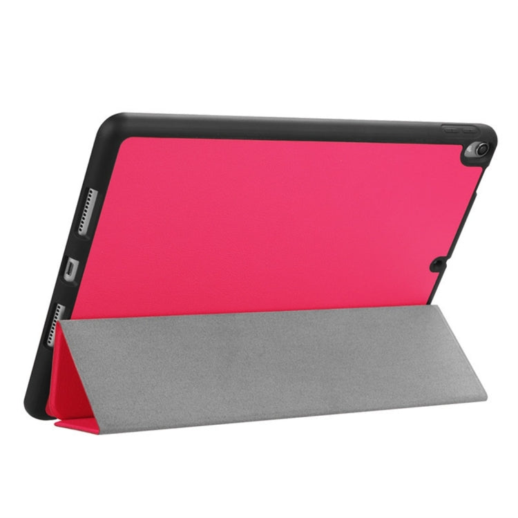 Custer Texture Horizontal Flip Leather Case for iPad Pro 10.5 Inch / iPad Air (2019), with Three-folding Holder & Pen Slot