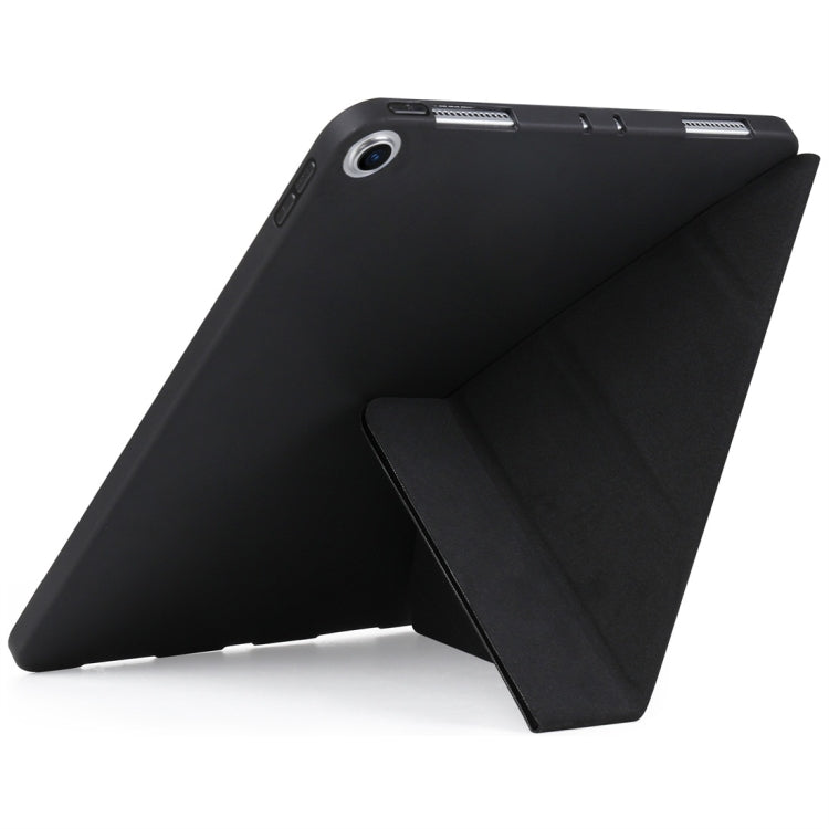 Millet Texture PU+ Silica Gel Full Coverage Leather Case for iPad Air (2019) / iPad Pro 10.5 inch, with Multi-folding Holder, For iPad Air (2019)