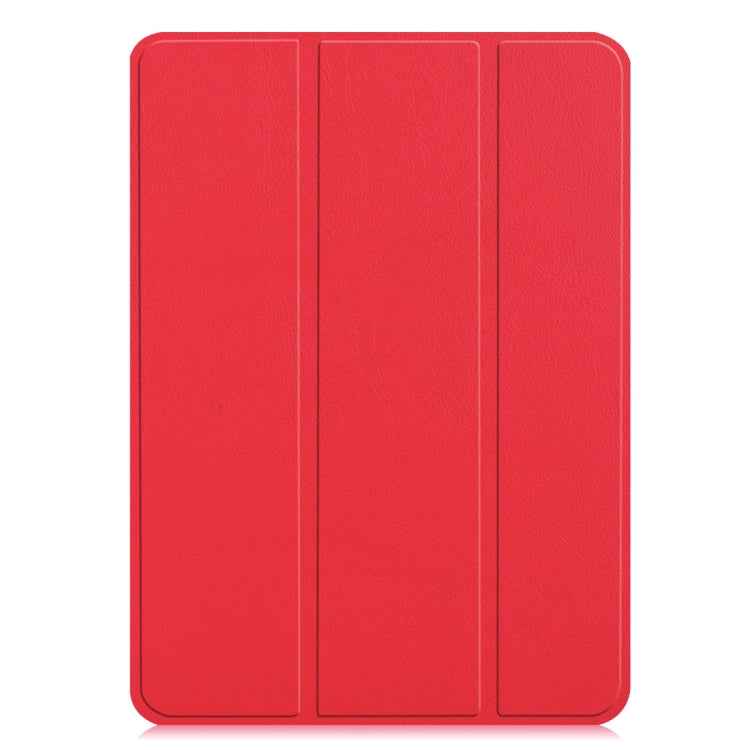 Custer Texture Horizontal Flip PU Leather Case for iPad Air 13 2024 / iPad Pro 12.9 inch (2018), with Three-folding Holder & Sleep / Wake-up Function