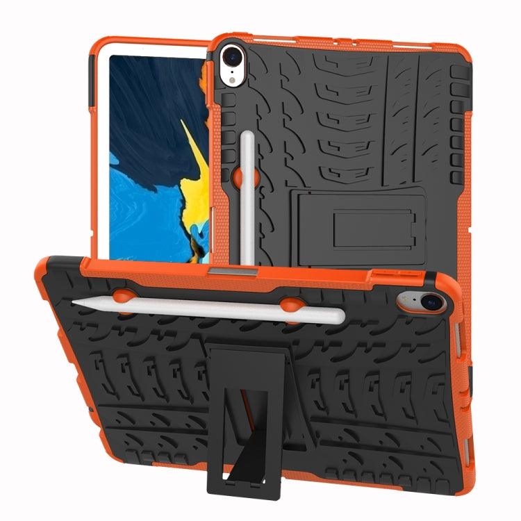 Tire Texture TPU+PC Shockproof Case for iPad Pro 11 inch (2018), with Holder & Pen Slot