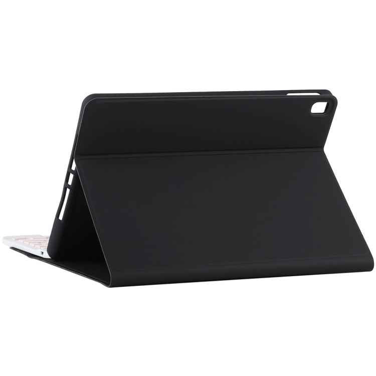 TG11B Detachable Bluetooth Pink Keyboard + Microfiber Leather Tablet Case for iPad Pro 11 inch (2020), with Pen Slot & Holder