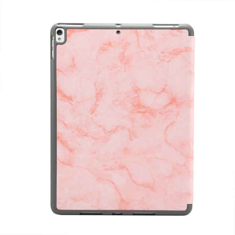 Marble Texture Pattern Horizontal Flip Leather Case for iPad Air 2019 10.5 inch, with Three-folding Holder & Pen Slot & Sleep / Wake-up Function