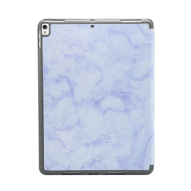 Marble Texture Pattern Horizontal Flip Leather Case for iPad Air 2019 10.5 inch, with Three-folding Holder & Pen Slot & Sleep / Wake-up Function