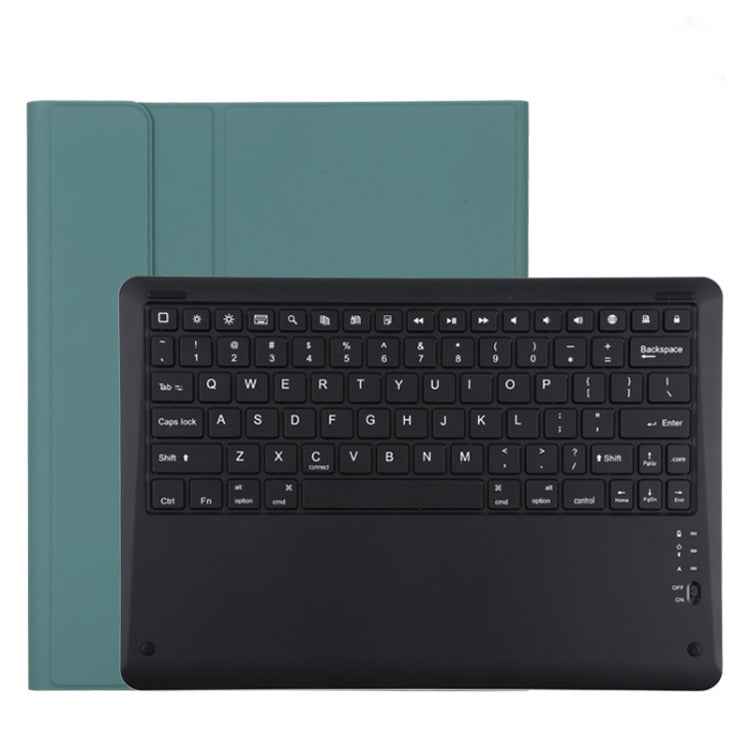 T129 Detachable Bluetooth Black Keyboard Microfiber Leather Tablet Case for iPad Pro 12.9 inch (2020), with Holder